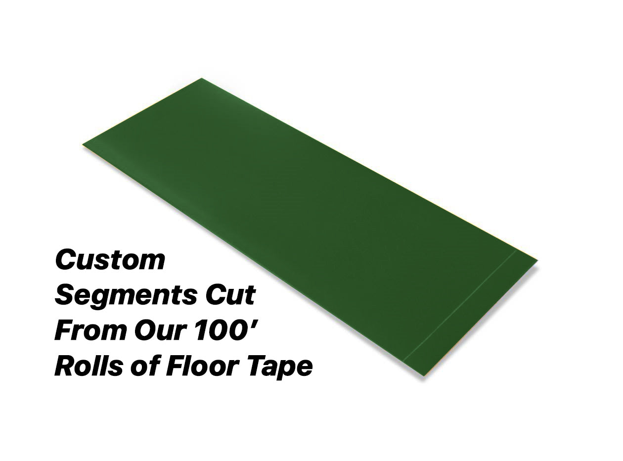 Industrial 2” Green Floor Tape, Available in 100' Rolls